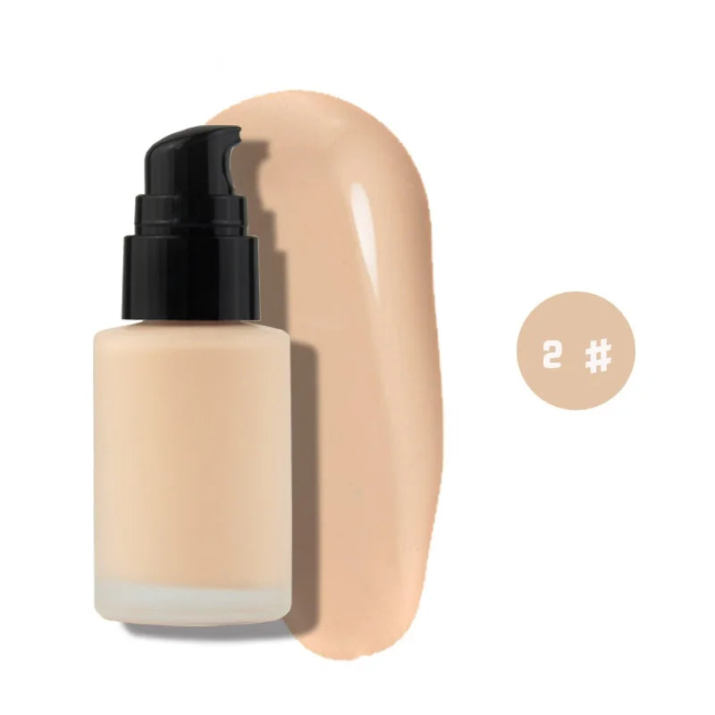 10 color foundation liquid full cover long lasting concealer matte waterproof makeup foundation