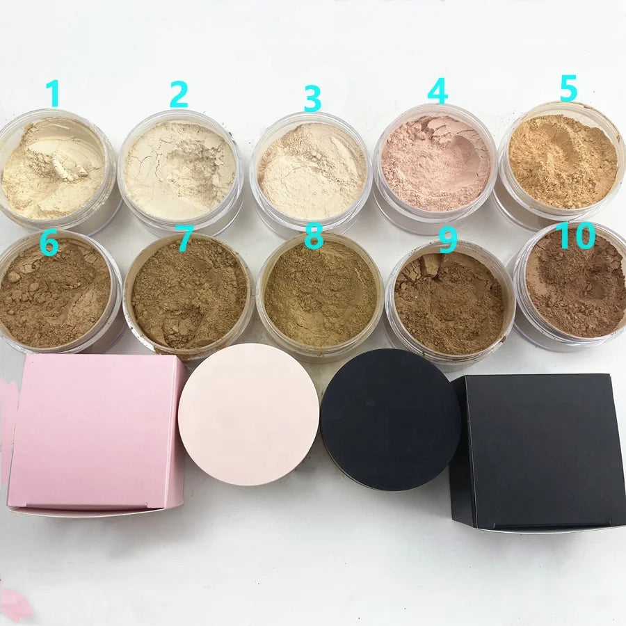 oil control setting powder high pigment cosmetic waterproof matte loose powder