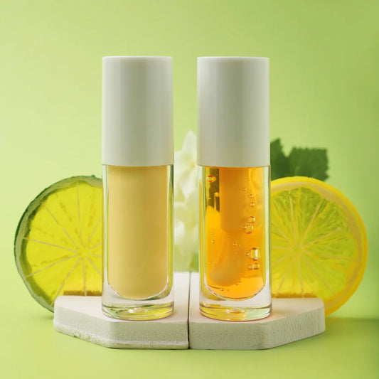 natural long lasting moisturizing shimmer fat lip care products vegan tinted lip oil