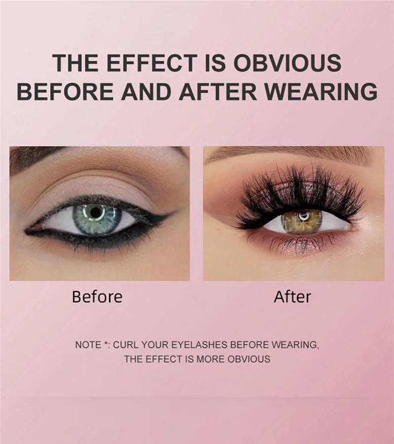 1 pair eye lash 25mm real mink eyelashes eyelash extensions 5d length curve eyelash