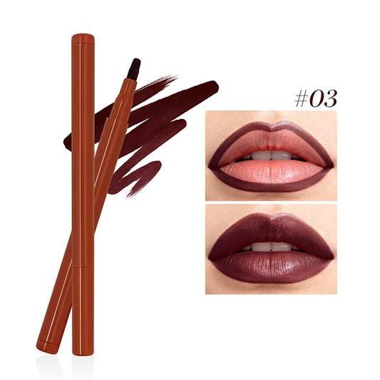 8-color velvet lip liner long lasting waterproof non-stick cup liquid lip pencil makeup high pigment lip gloss