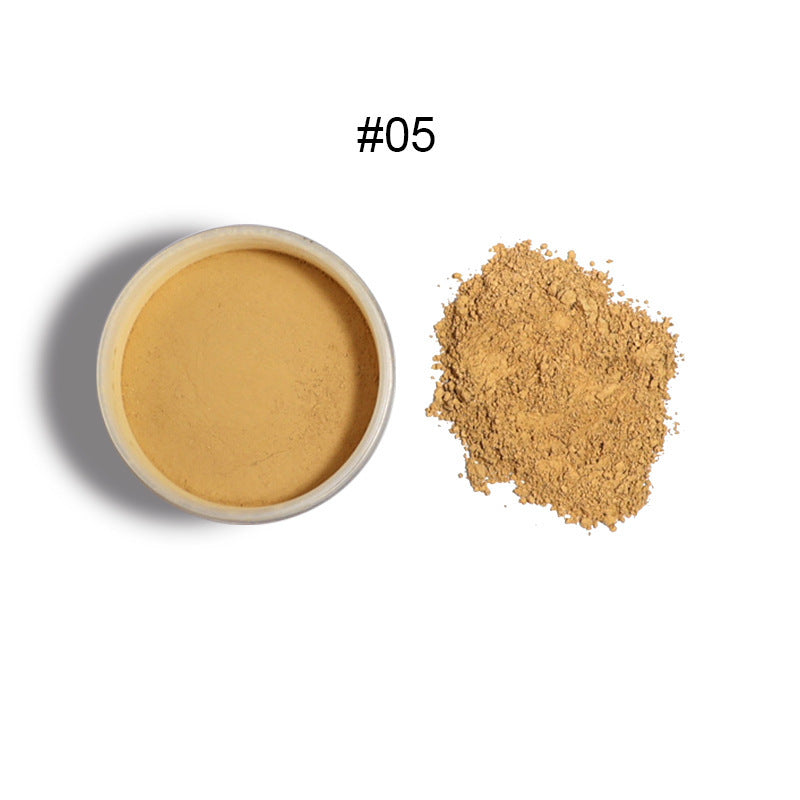 17 colors face makeup setting loose powder oil control waterproof matte finish loose powder