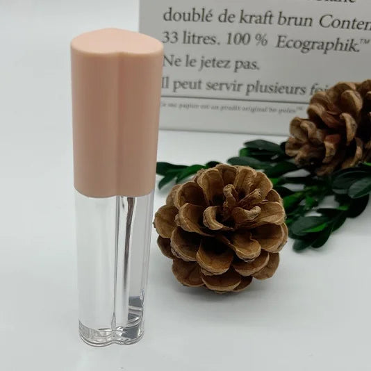 makeup empty lipgloss heart shaped lip gloss tudes lipstick lip oil plastic tube container