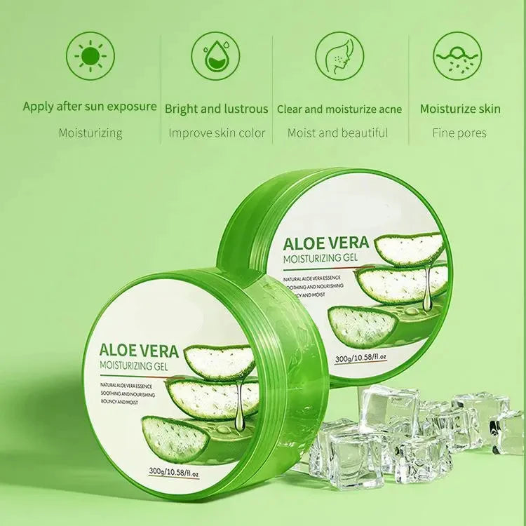 Aloe Vera Soothing Gel 300ml Hydrating Face & Body Moisturizer