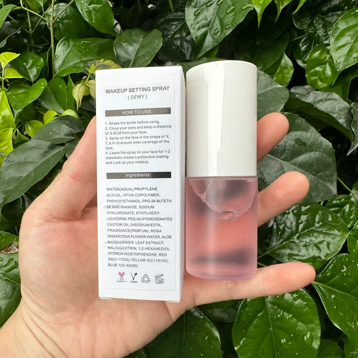 30ml face shimmer matte dewy setting spray waterproof oil control face makeup setting spray
