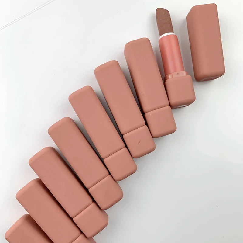 lipstick solid lip stick cruelty free cosmetics lipstick waterproof lip gloss long lasting nude lipstick