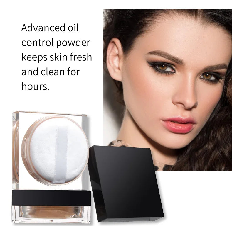 7 colors oil control long lasting waterproof smooth loose setting powder