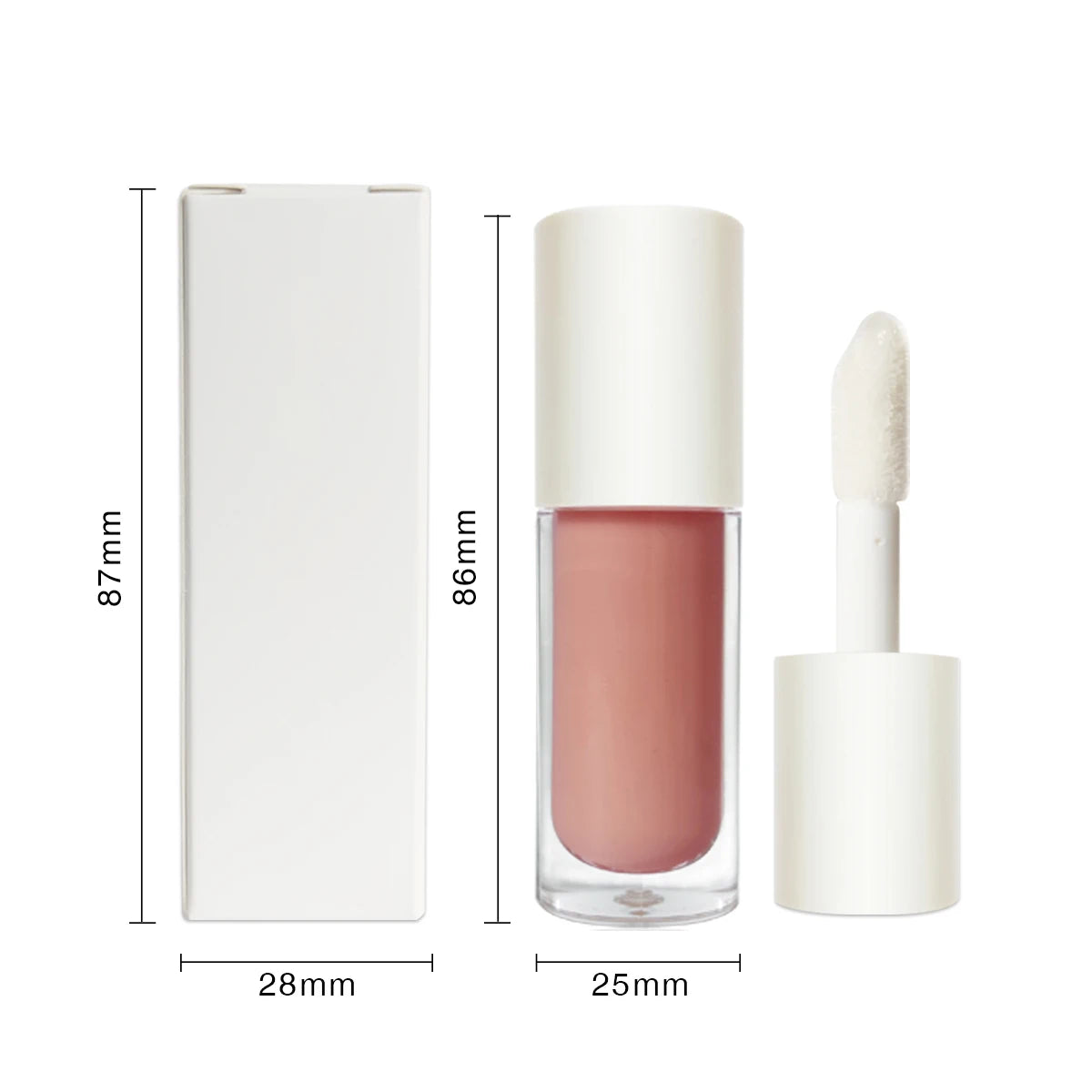 your multi-color round tube liquid lipstick non-transferring vegan matte lip gloss