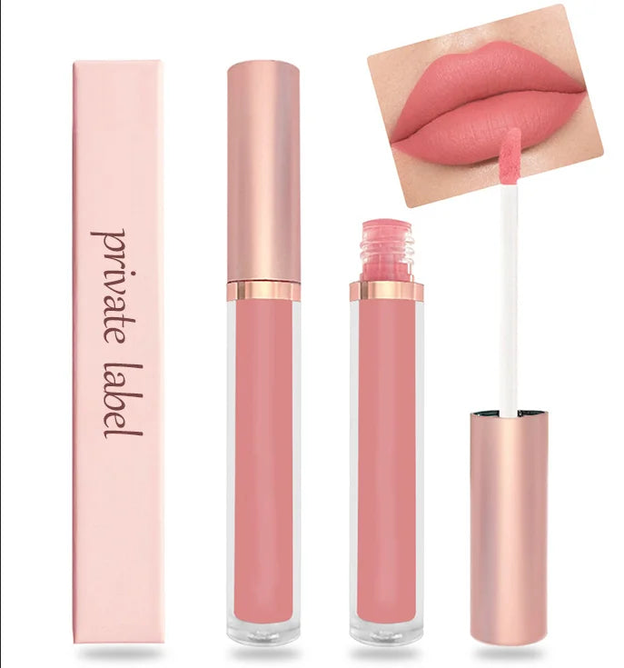 high quality vegan matte smoothing long lasting liquid lipstick waterproof moisturizing liquid lipstick