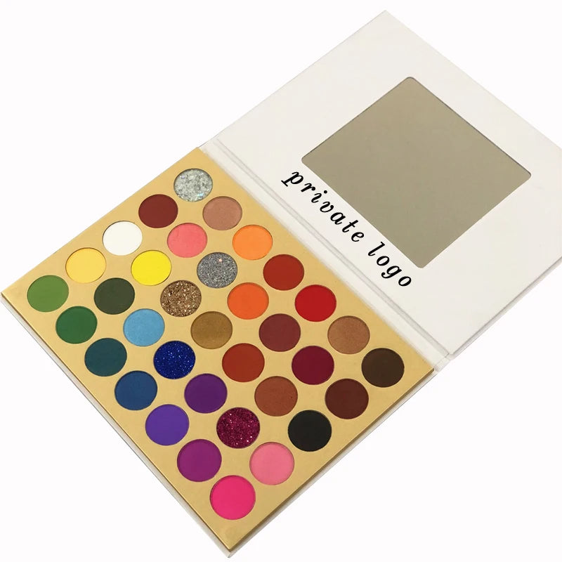 35-color lip-shaped matte eyeshadow palette