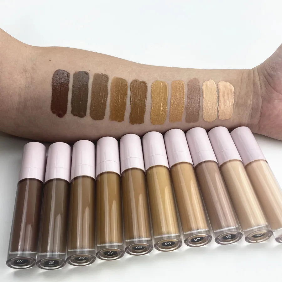 face creaseless concealer foundation liquid makeup matte creamy full coverage liquid hydrating concealer