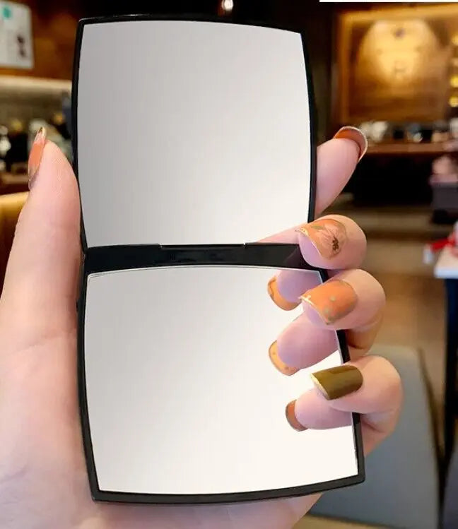 foldable magnetic travel makeup mirror round square