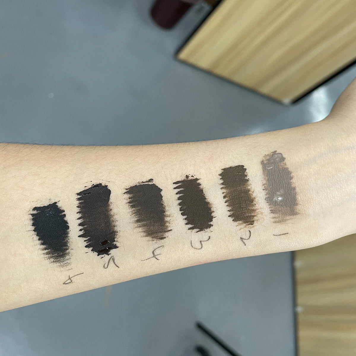 makeup tinted brow gel waterproof long lasting liquid eyebrow fixing gel brown colors tinted eyebrow gel