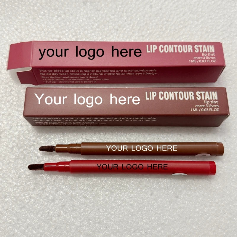 8 colors high pigmentation waterproof long-lasting matte vegan lipliner pencil