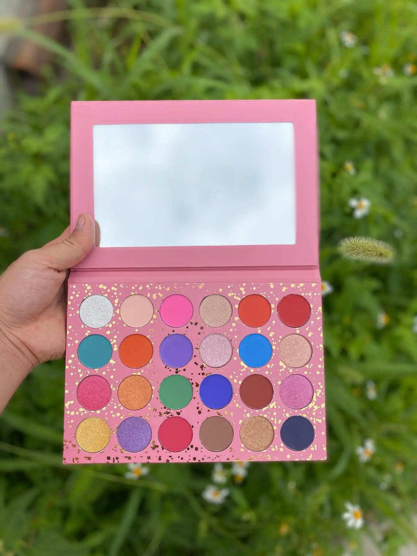 24-color vegan shimmer matte eyeshadow palette