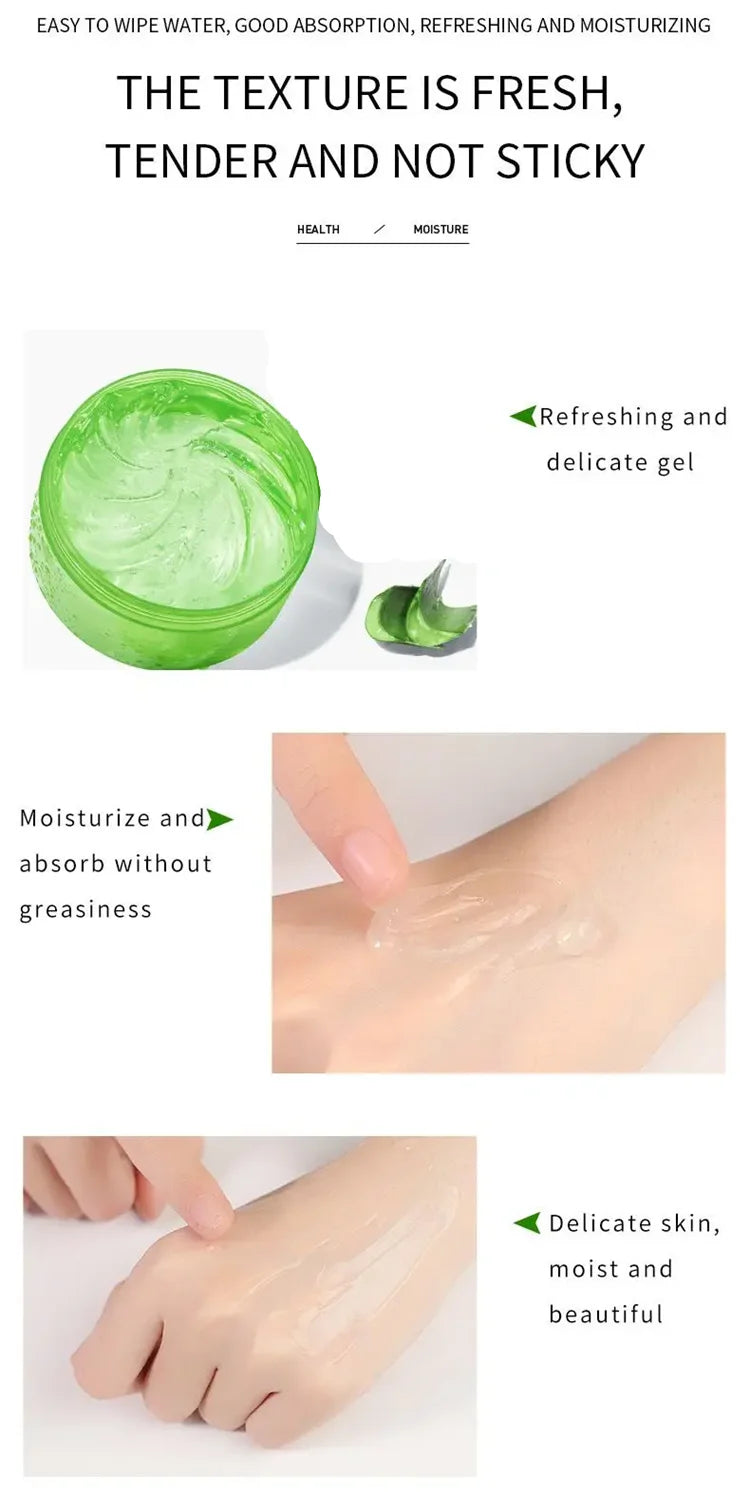 Aloe Vera Soothing Gel 300ml Hydrating Face & Body Moisturizer