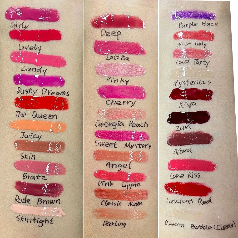 cruelty free lipgloss high quality waterproof cosmetics sexy fashion organic liquid matte lipstick
