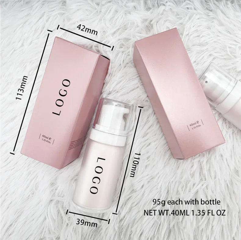 your brand long lasting matte liquid foundation makeup base waterproof face primer with moisturizer makeup