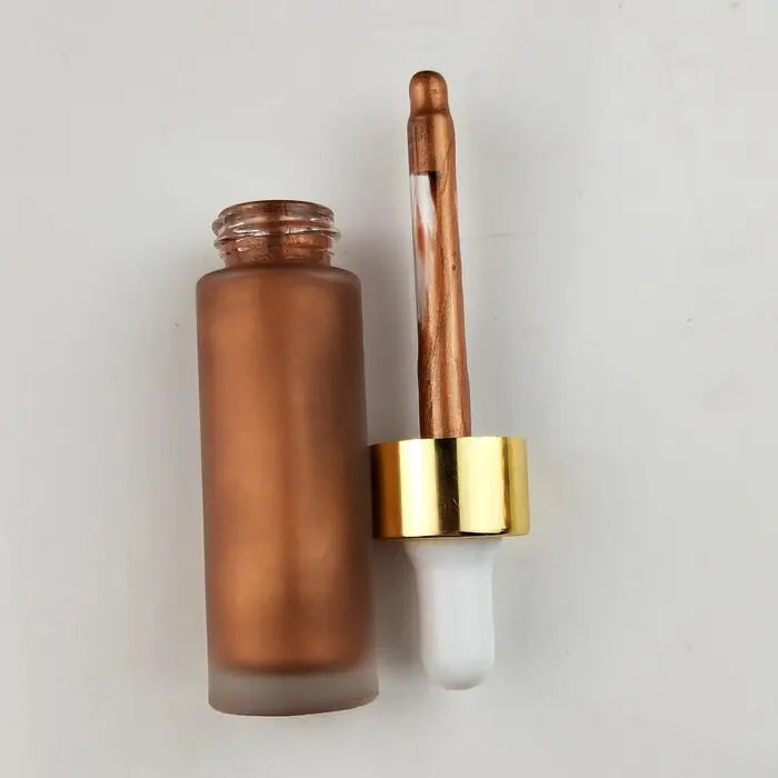 face makeup 7 colors liquid makeup long lasting glitter liquid highlighter oil