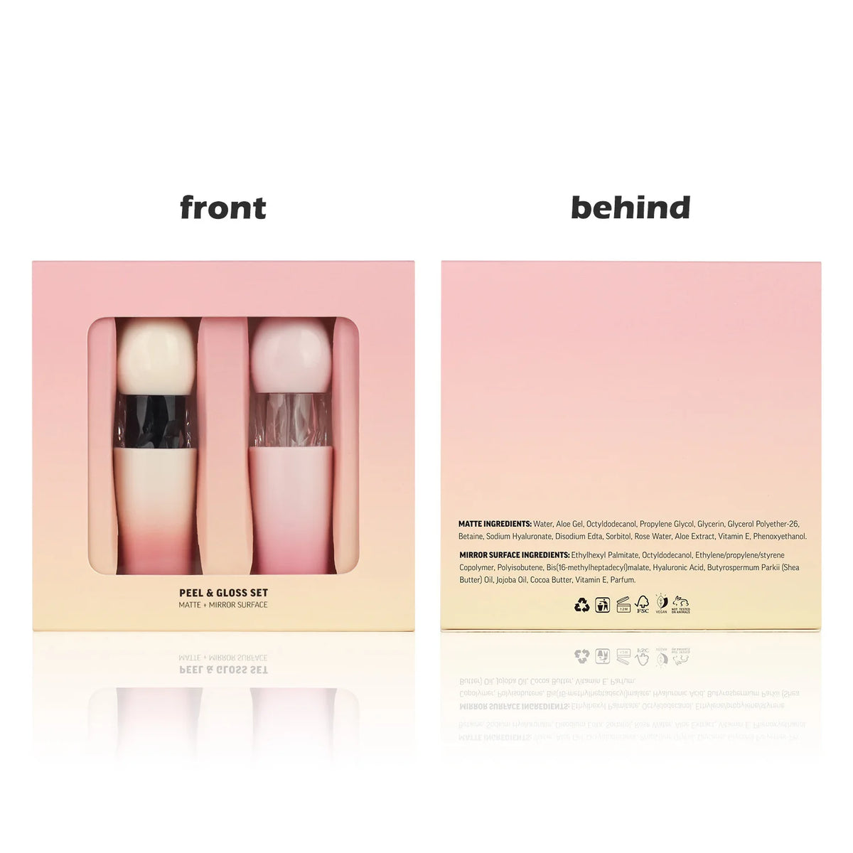 lip makeup moisturizing long lasting waterproof peel of lip stain lip oil matte peel gloss set