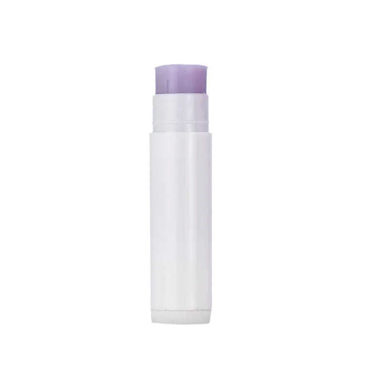 6 colors multi-flavor moisturizing lip care fruity scented white black container lip balm
