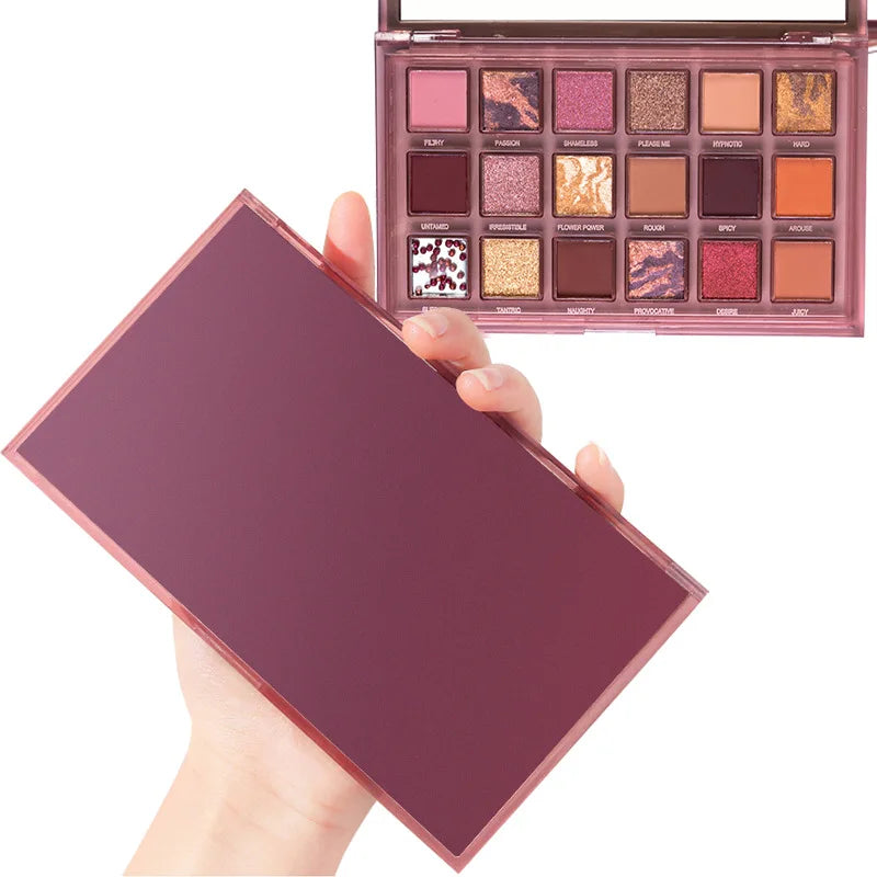 18 color brown eyeshadow palette