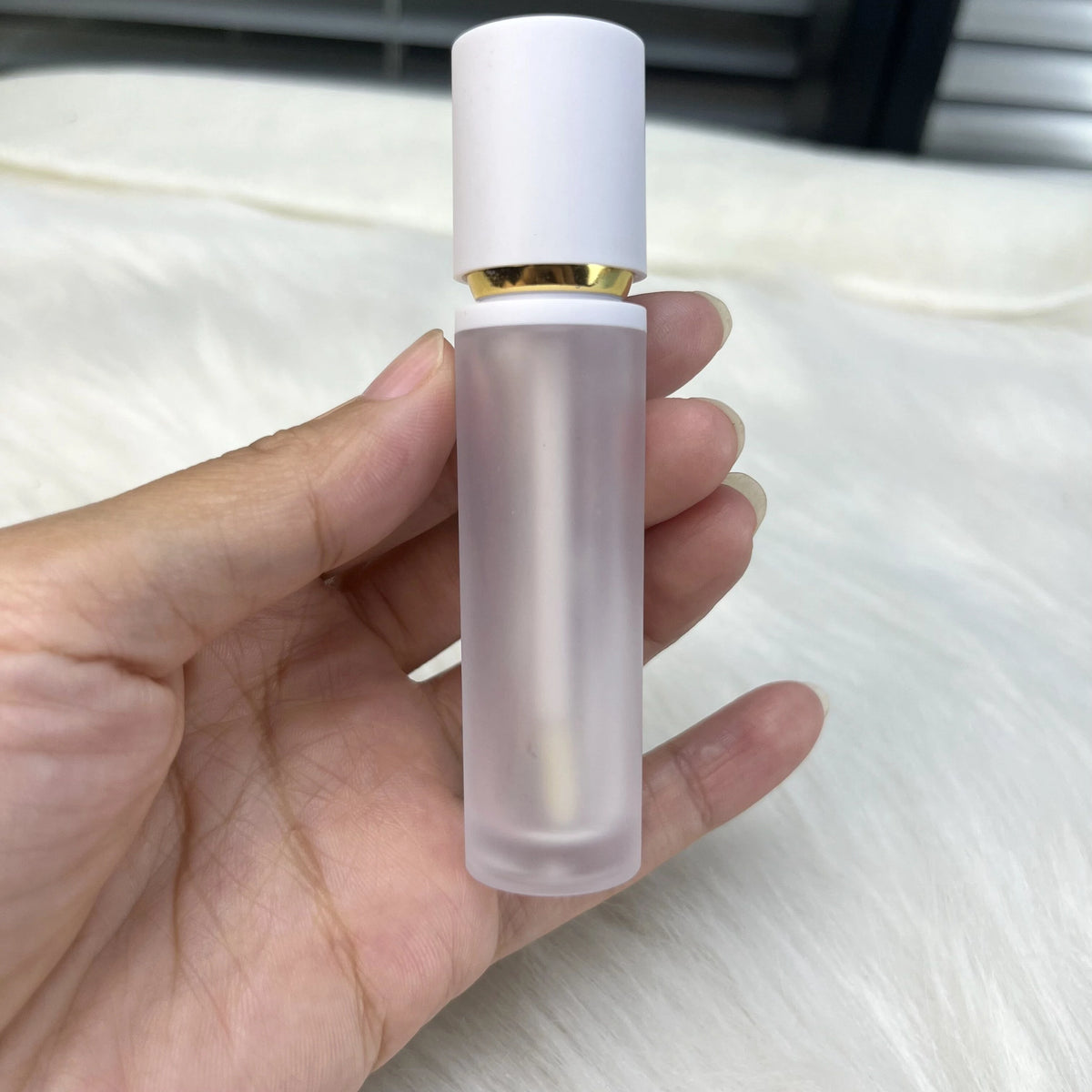 empty 6ml pink black white frosted lipgloss tube liquid concealer blush highlighter bottle wand lip gloss tubes