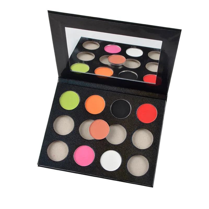 12 color shimmer eyeshadow palette