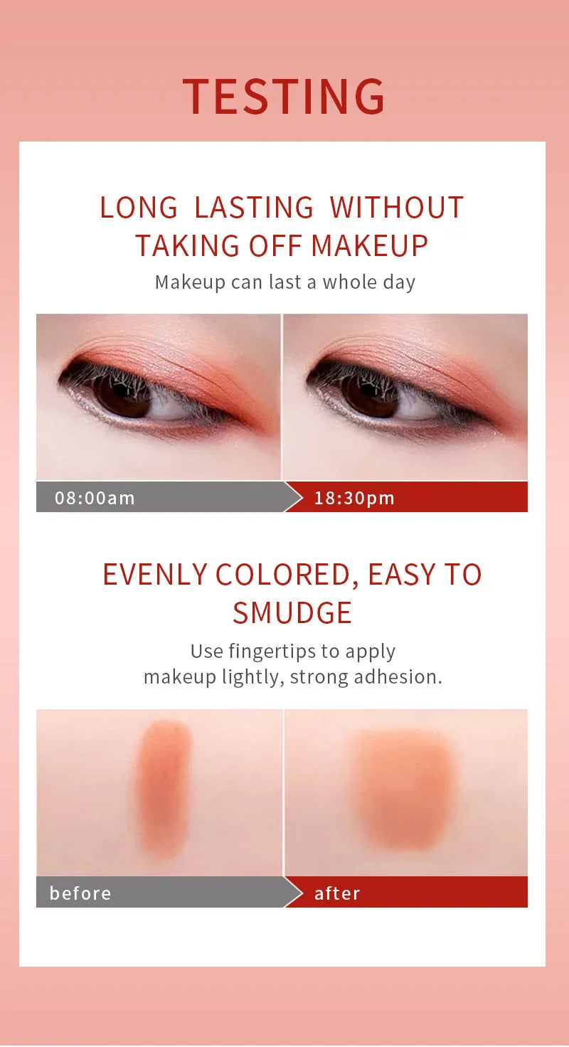 12-color vegan metal eyeshadow palette