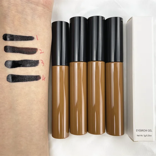 high pigment brown eyebrow gel long lasting waterproof peel off tinted eyebrow gel