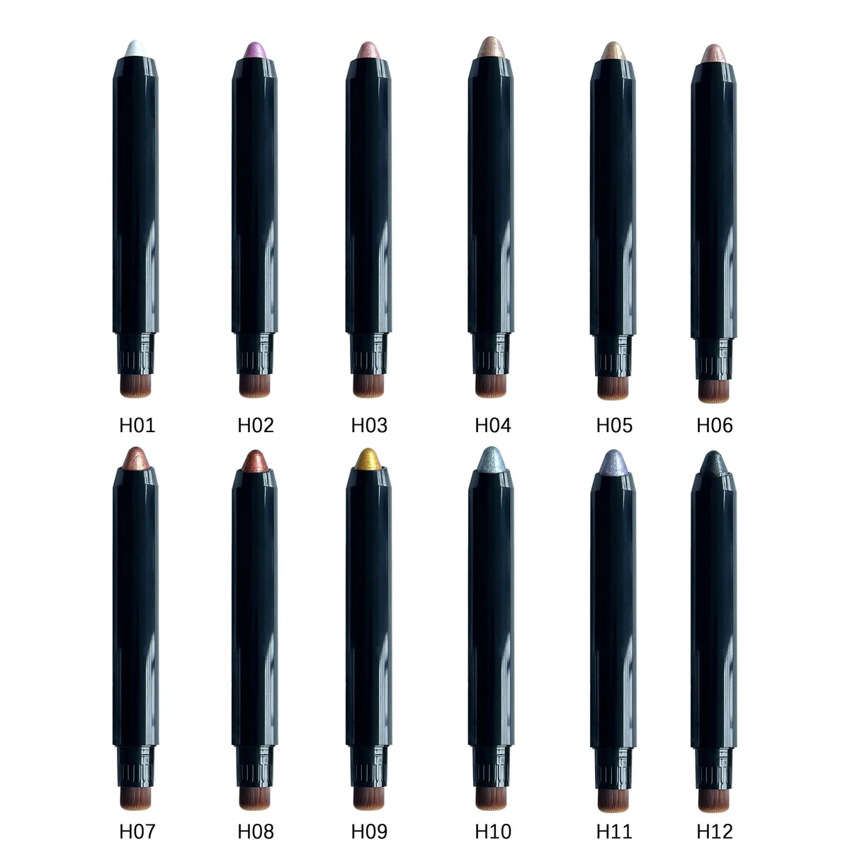 face makeup highly pigmented shimmer highlighter stick creamy highlighter pen for beauty