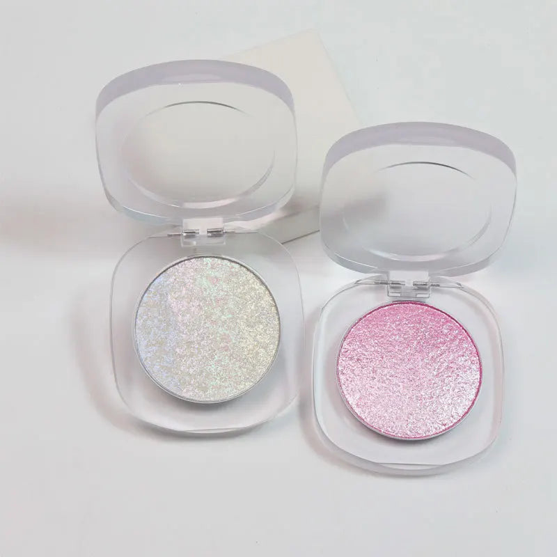 professional cruelty-free highlighter pressed powder shimmer diamond vegan mineral body face makeup highlighter palette