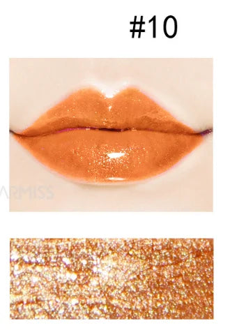 glitter lipgloss 11 colors vegan liquid shimmer pink gold moisturizing lip gloss
