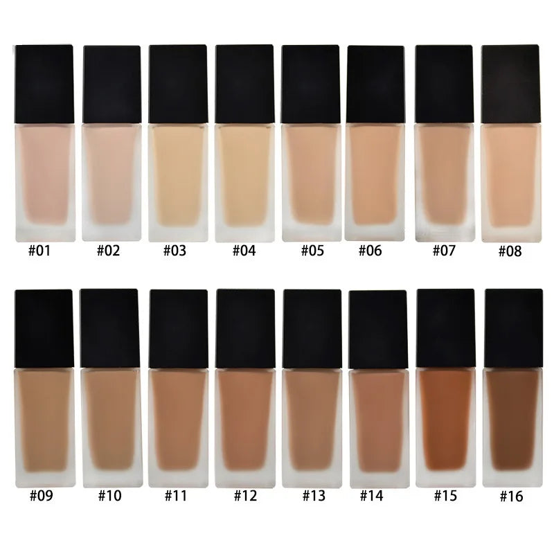 hydrating liquid face makeup foundation for black women waterproof full coverage makeup foundation