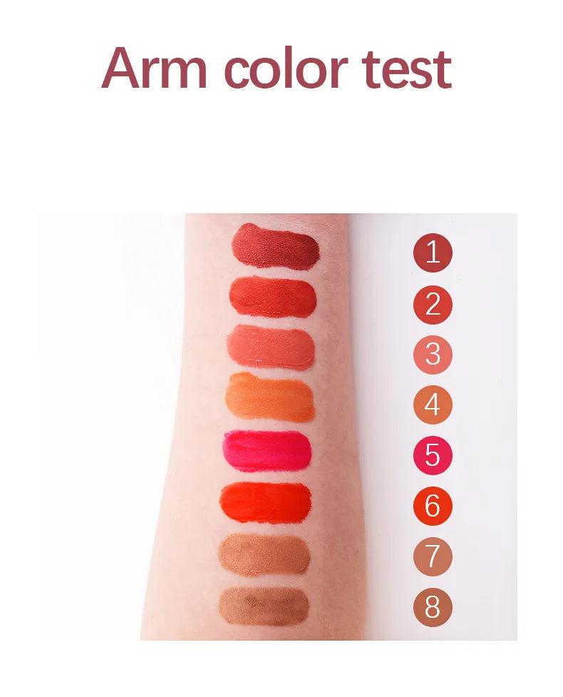 face makeup blusher cheek high pigment liquid blusher with big brush tube beauty cosmetics blush