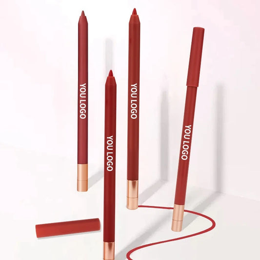 vegan retractable lip liner with sharpener makeup red pen lipliner matte lip liner