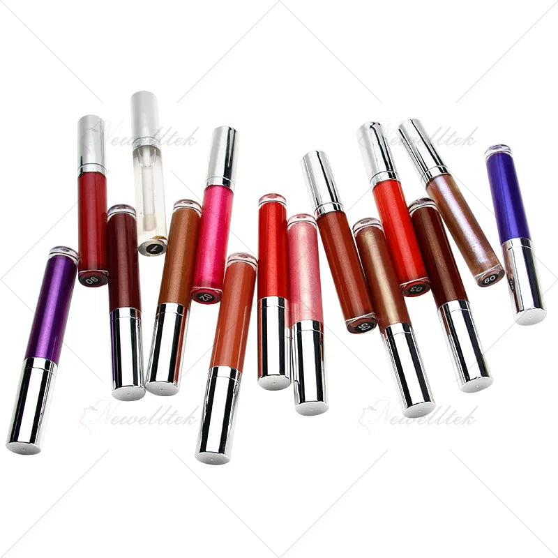 shimmer glitter lip gloss hydrating vegan cosmetics with your brand lip gloss