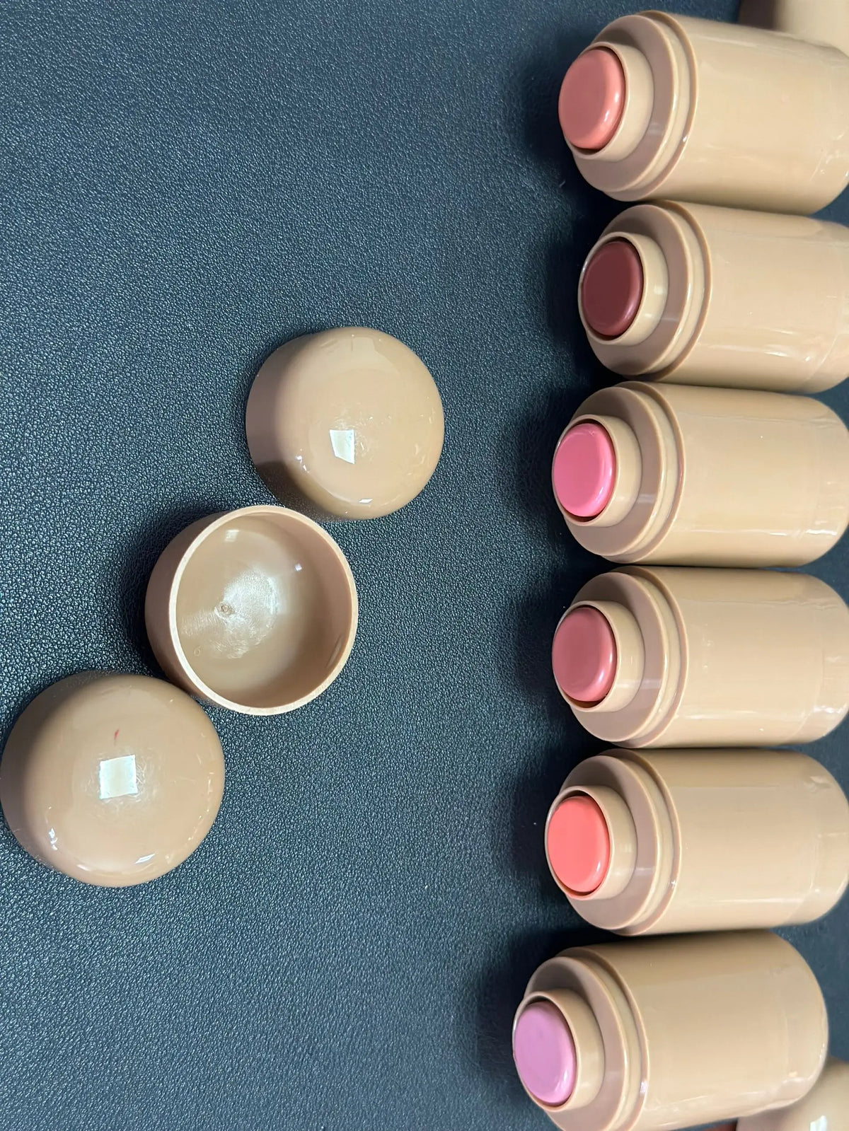 high quality 6 colors nude tube blush stick vegan cream blush pocket stick