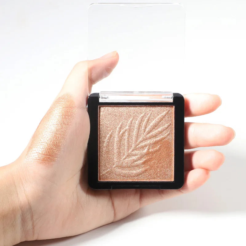 vegan glow pressed highlighter palette makeup high pigment single shimmer highlighter powder