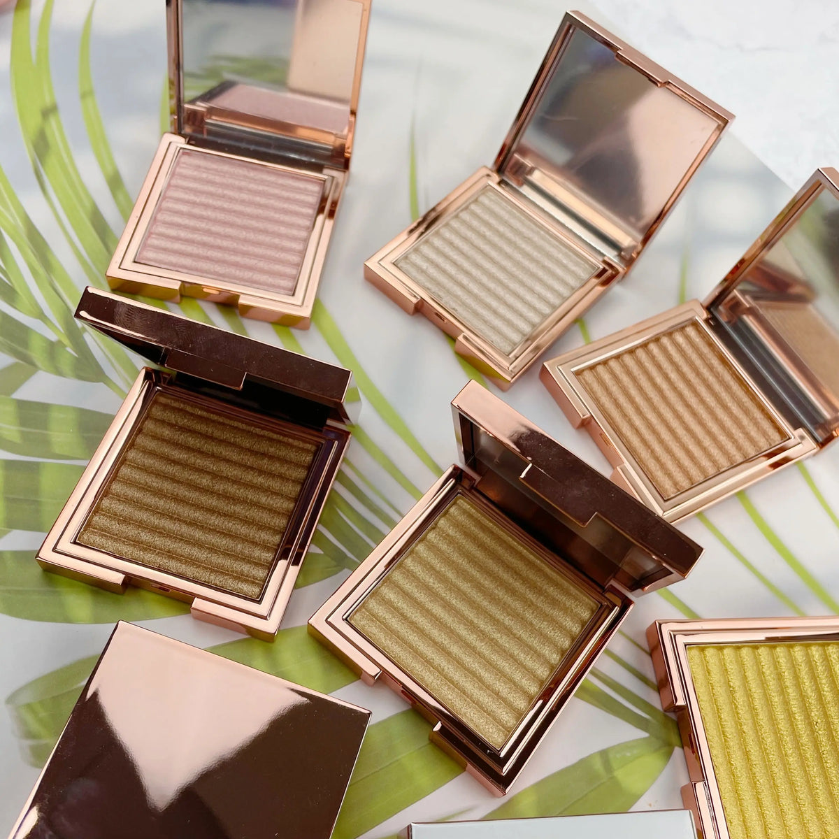 single shimmer highlighter palette bronzer face cosmetics highlighter makeup