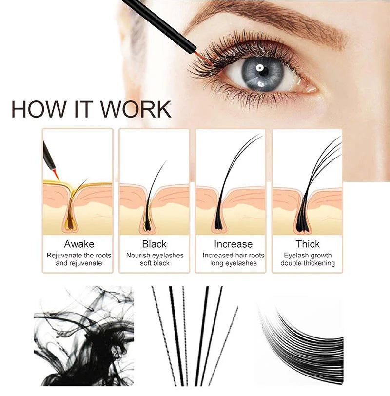 Natural herbal lash and brow serum