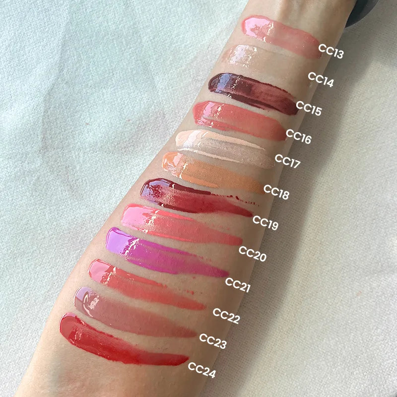 15ml black squeeze tube moisturizing nude glossy lipgloss makeup lip gloss