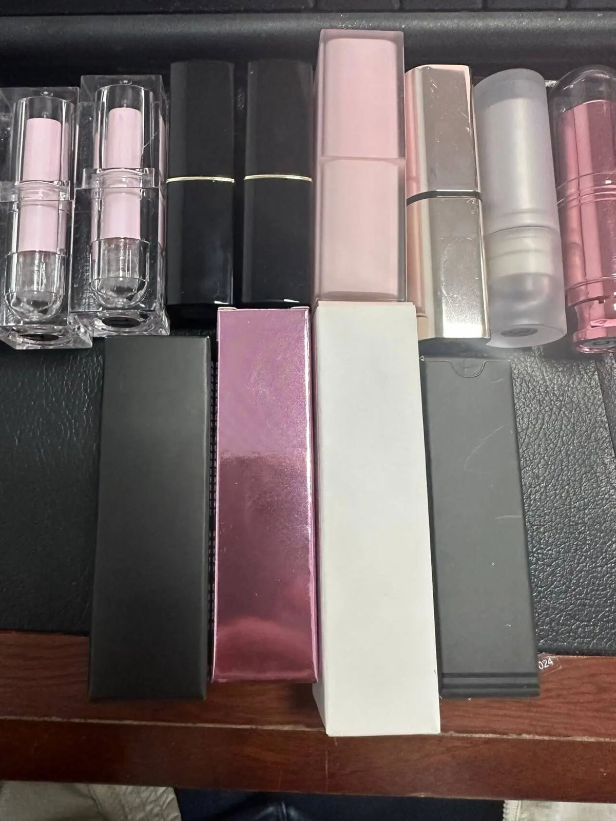 cosmetics pink smooth lipstick long lasting moisturizing creamy matte lipstick