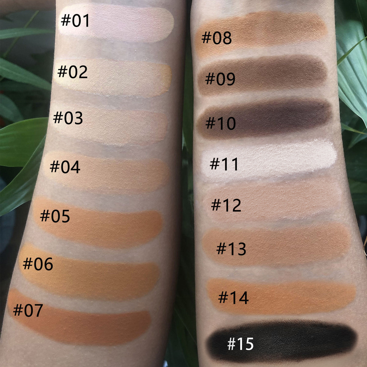 compact face powder 15 colors oil control long lasting matte natural waterproof compact powder
