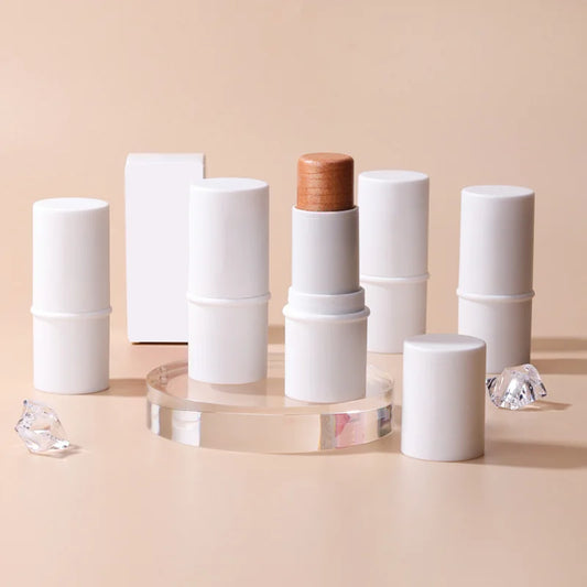 cream makeup highlighter blush stick waterproof natural vegan cosmetic highlighter stick