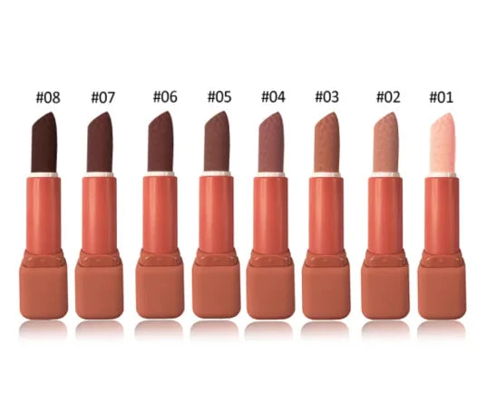 High Pigmented Moisturizing Vitamin E Velvet Lipstick Private Label Cream Nude Velvet Matte Lipstick Waterproof Vegan Lip Stick