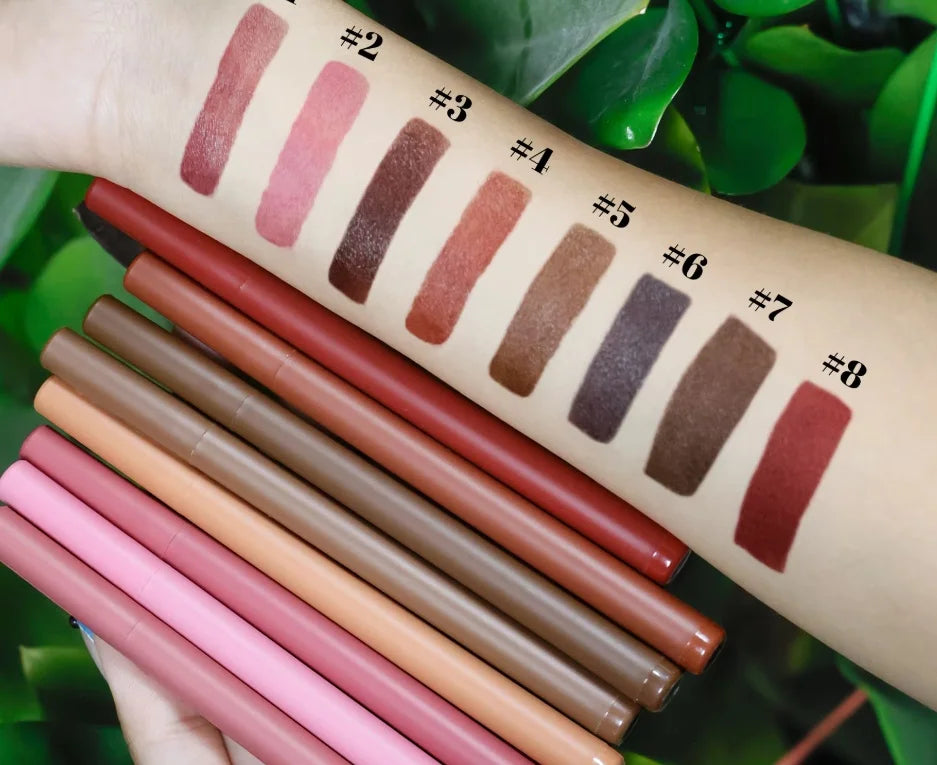 High Quality Colorful Lip Liner Pen Lip Contour Stain Private Label Long Lasting Kiss-proof Long Lasting Stain Lipliner
