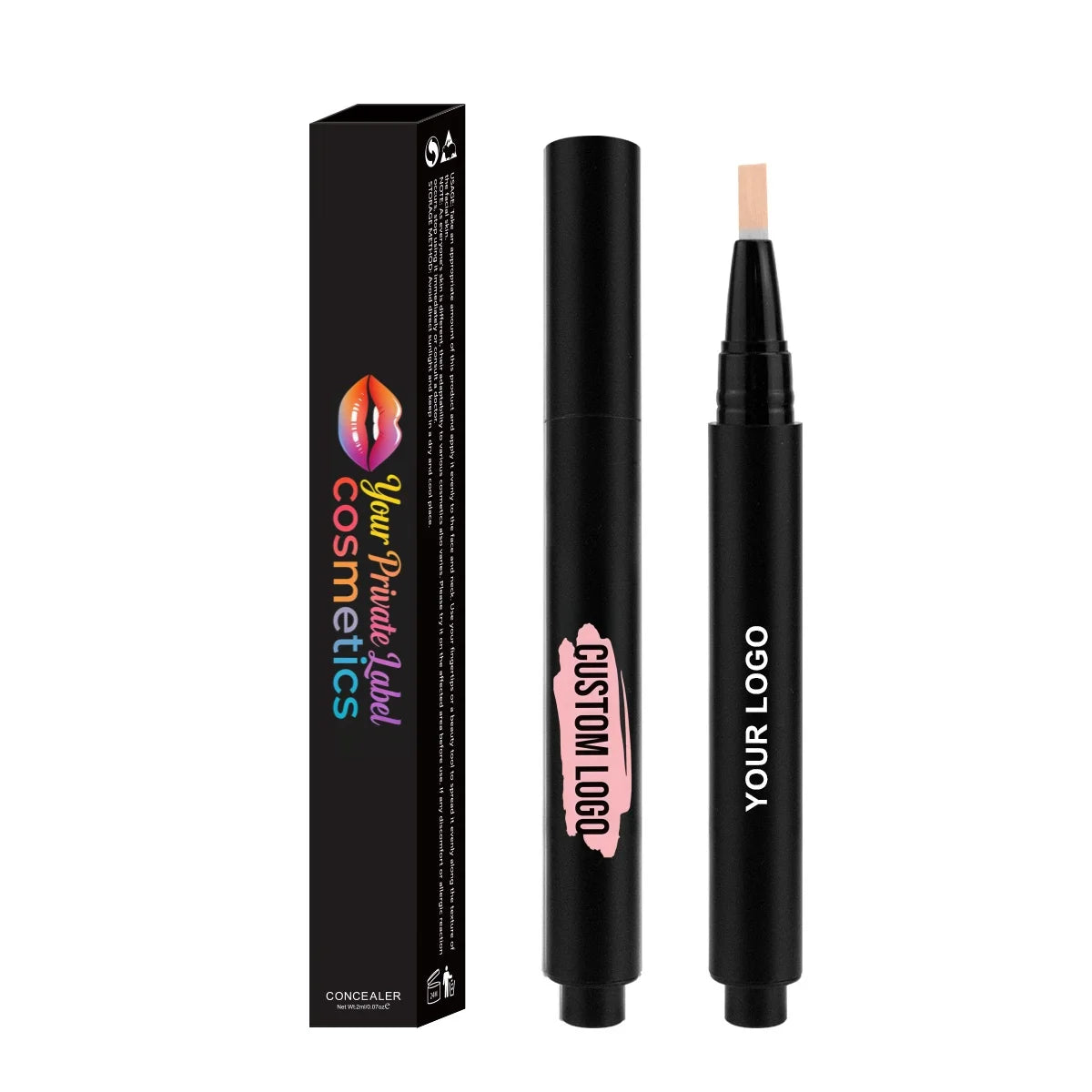 Hot Sale Face Makeup 6 Colors Full Coverage Matte Brighten Concealer Oil Control Waterproof Concealer Pen