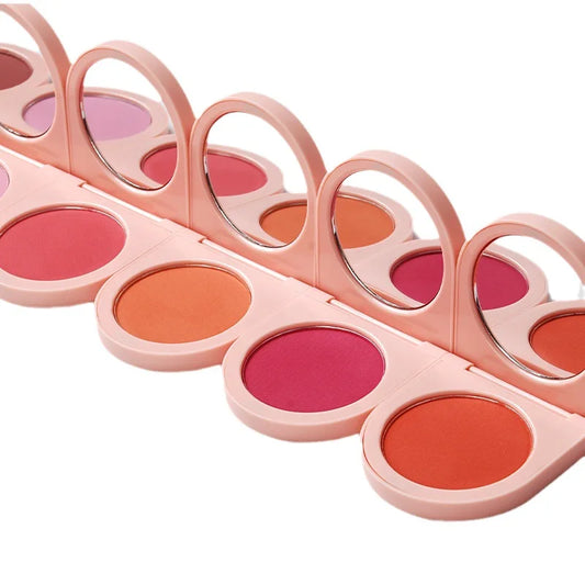Hot Selling Pink Blush 8 Colors Waterproof Natural High Pigment Vegan Blush Palette Private Label