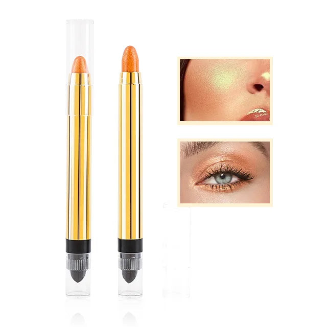 Illuminator Wholesale Private Label Custom logo Makeup Pen Highlighter Glitter Stick Highlighter Makeup